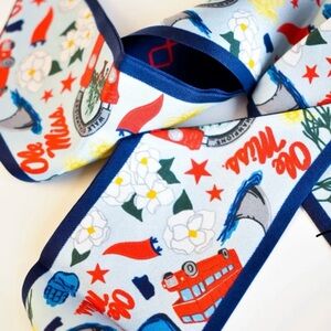 Ole Miss Themed Scarf - Multicolor